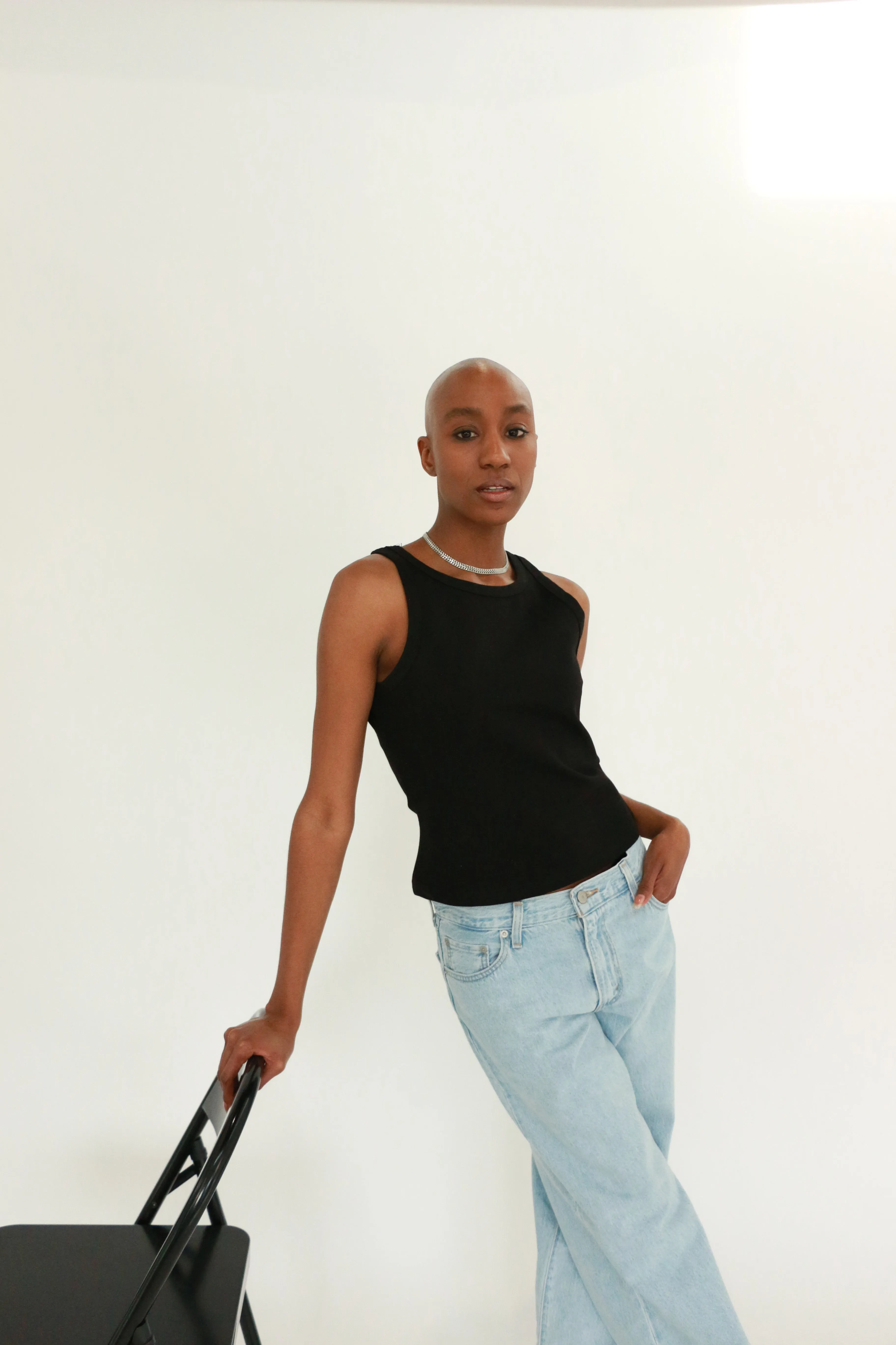 Adina Racer Tank | Black