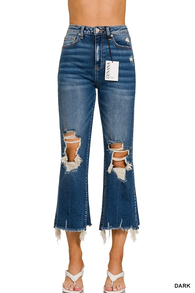 EZ Maxi Distressed Jean