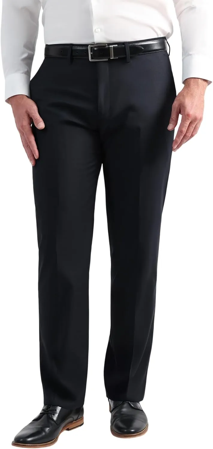Hagger Men's JMH Premium Wool Tailored Fit Flat Front Suit Separates Pant