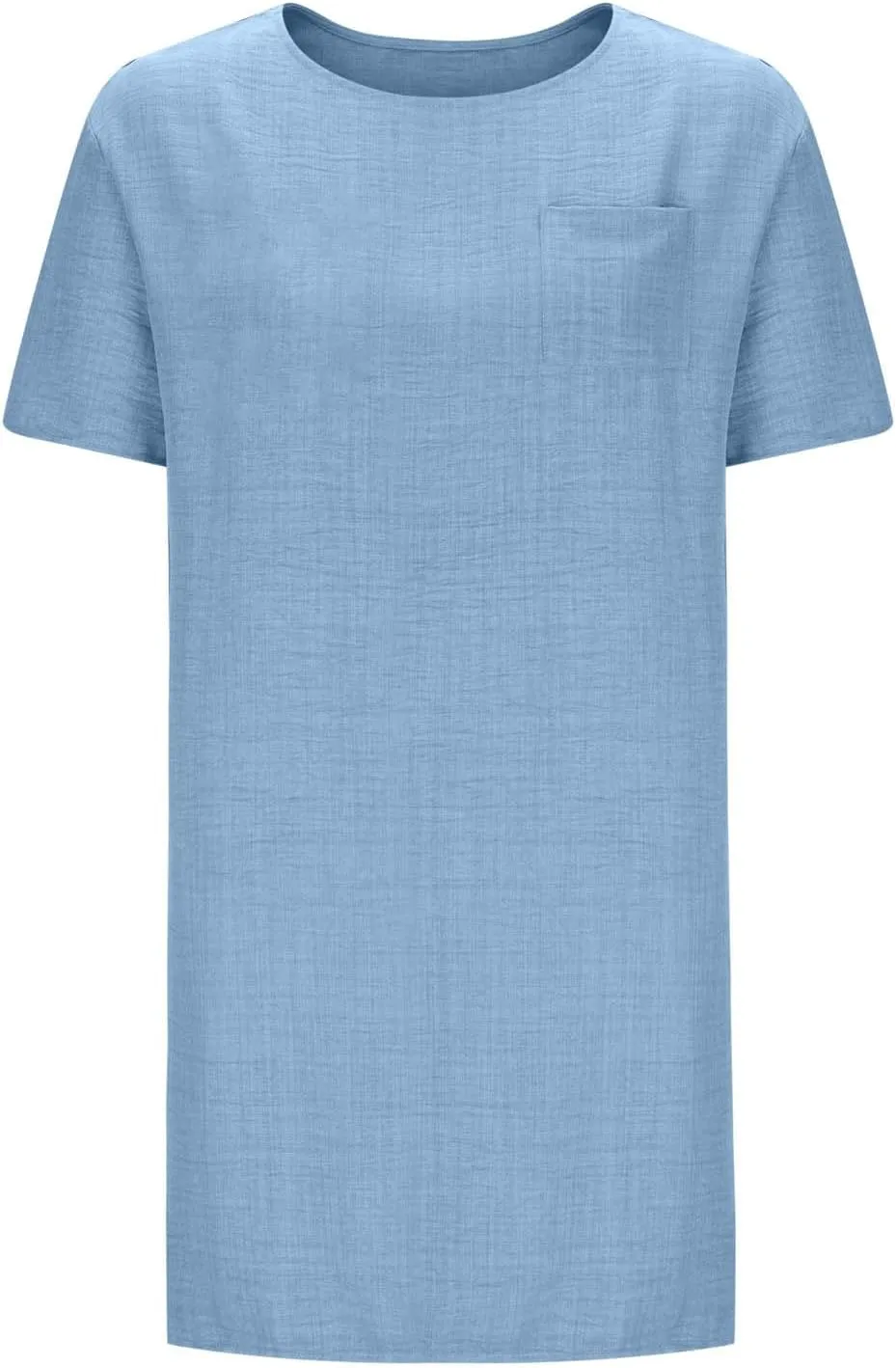 hlysgo Summer Dresses for Women 2025 Casual Loose Comfy Short Sleeve Crew Neck Mini Dress Teen Girls Knee Length Beach Dress