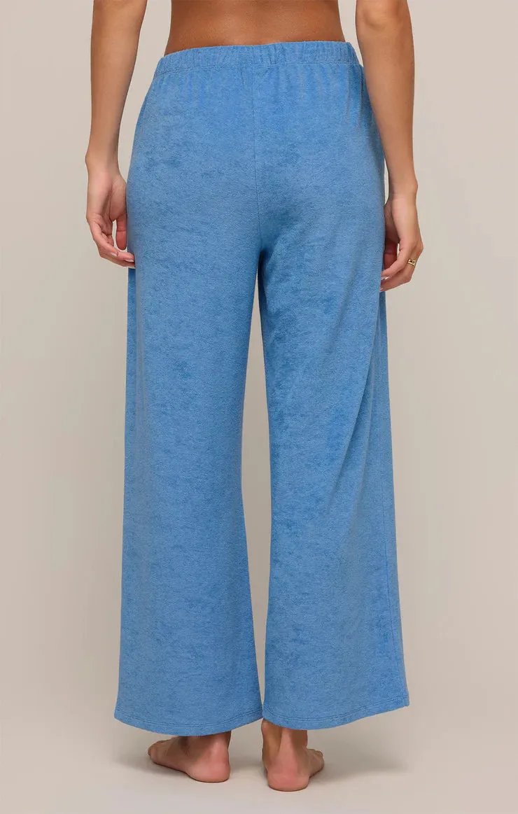 Lets Cruise Terry Pant in Salty Blue