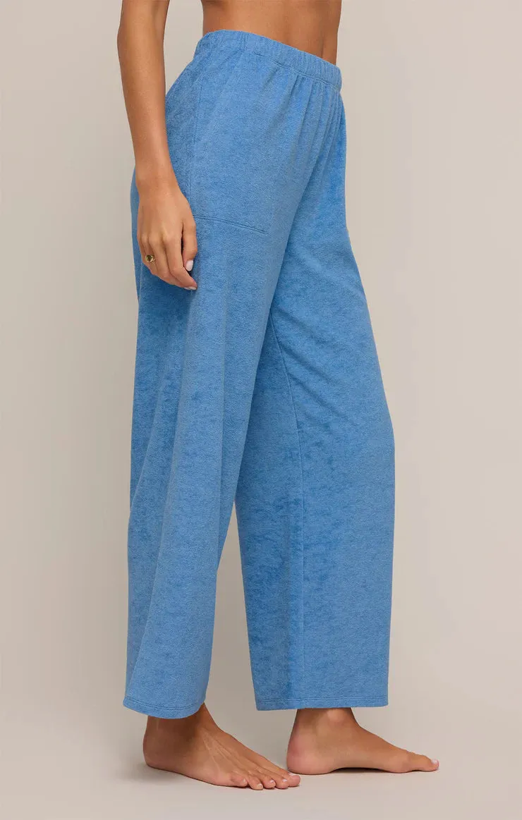 Lets Cruise Terry Pant in Salty Blue