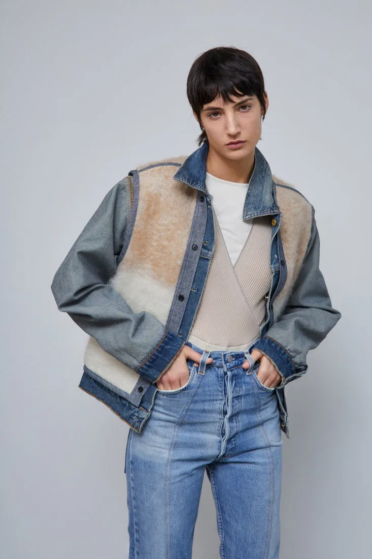 Lummis Jacket Isaac Vintage / Neutral Mohair Vest