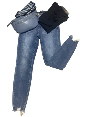 Release the Waistband Skinny Jeans