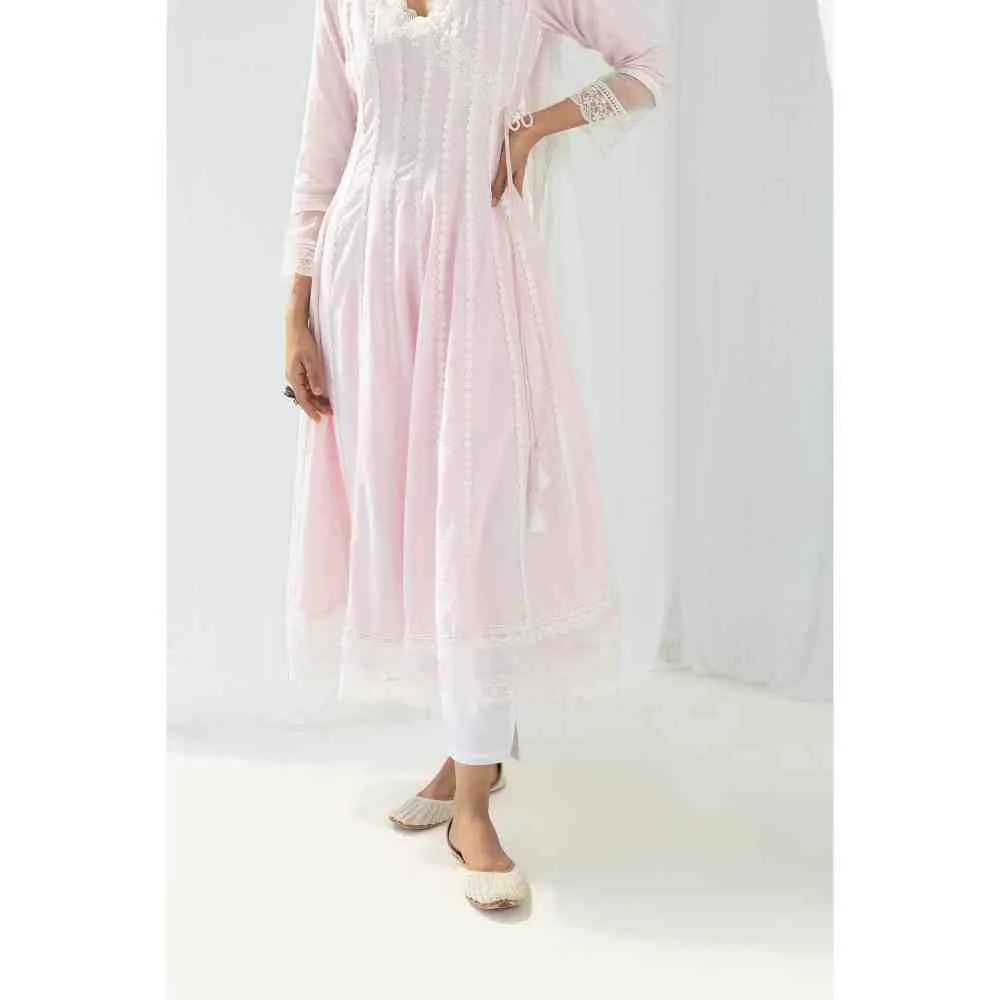 Roze Aria White Pant