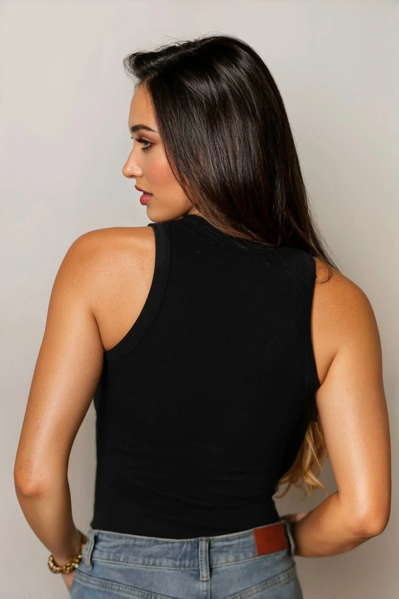 Staple Bodysuit in Black