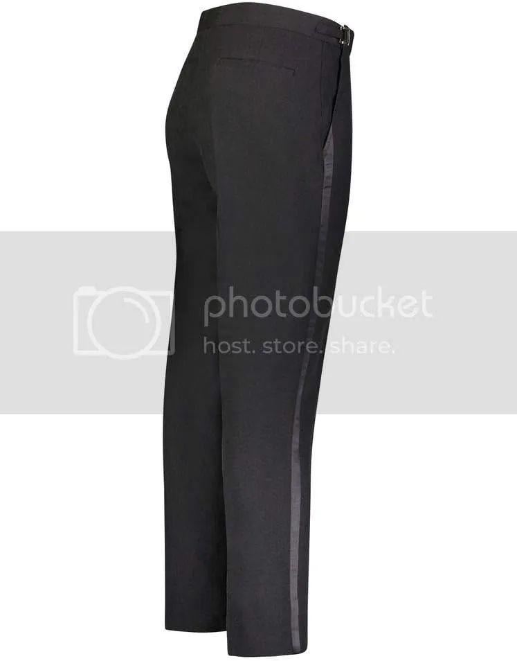 Tuxedo Pants for Men with Satin Side Stripe Classic Formal Dress Pants Ideal for Weddings, Black Tie Events & Parties
