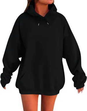 Womens Oversized Hoodies Winter Fleece Sweatshirts Pullover 2024 Fashion Tops Trendy Outfits