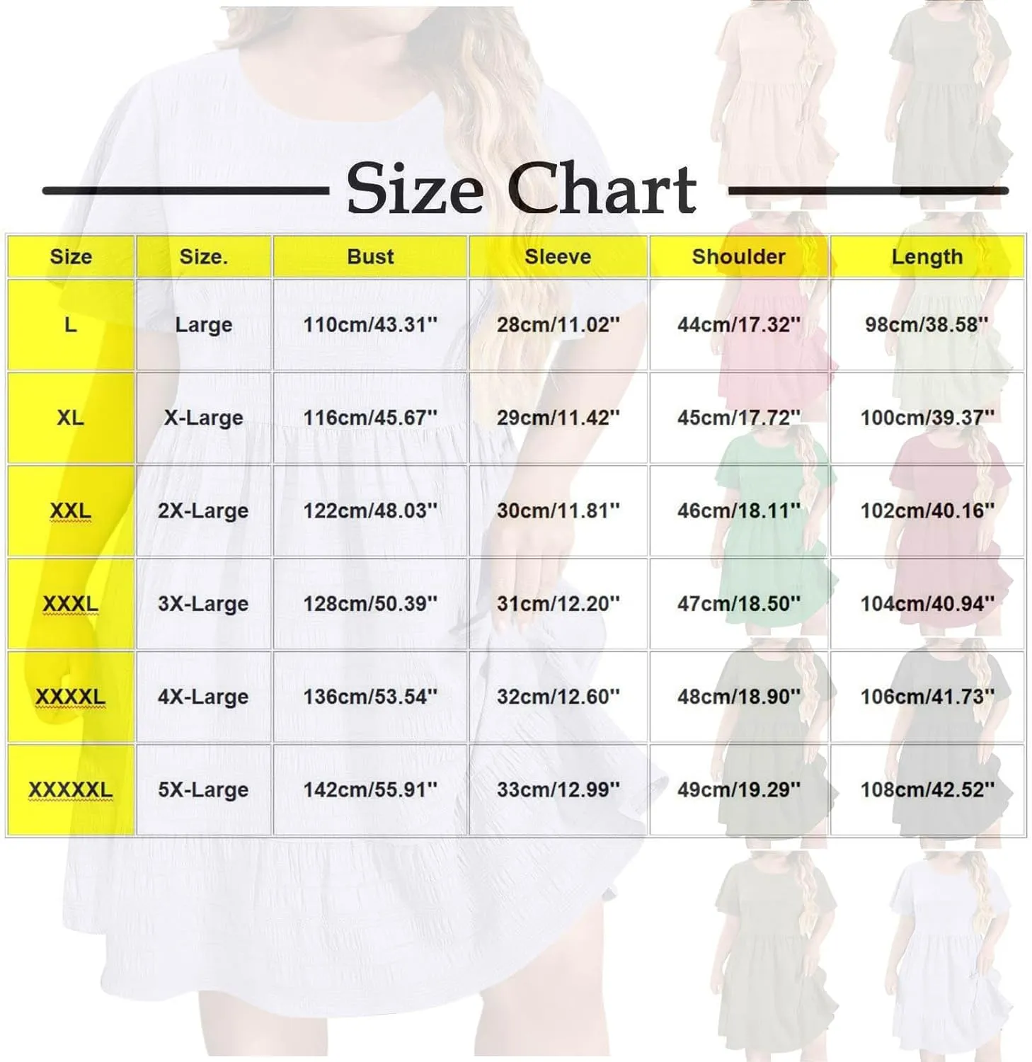 Women's Plus Size Midi Dresses for Curvy Women Summer Short Sleeve Casual Ruffle Swing A-line Flowy Dress 2025