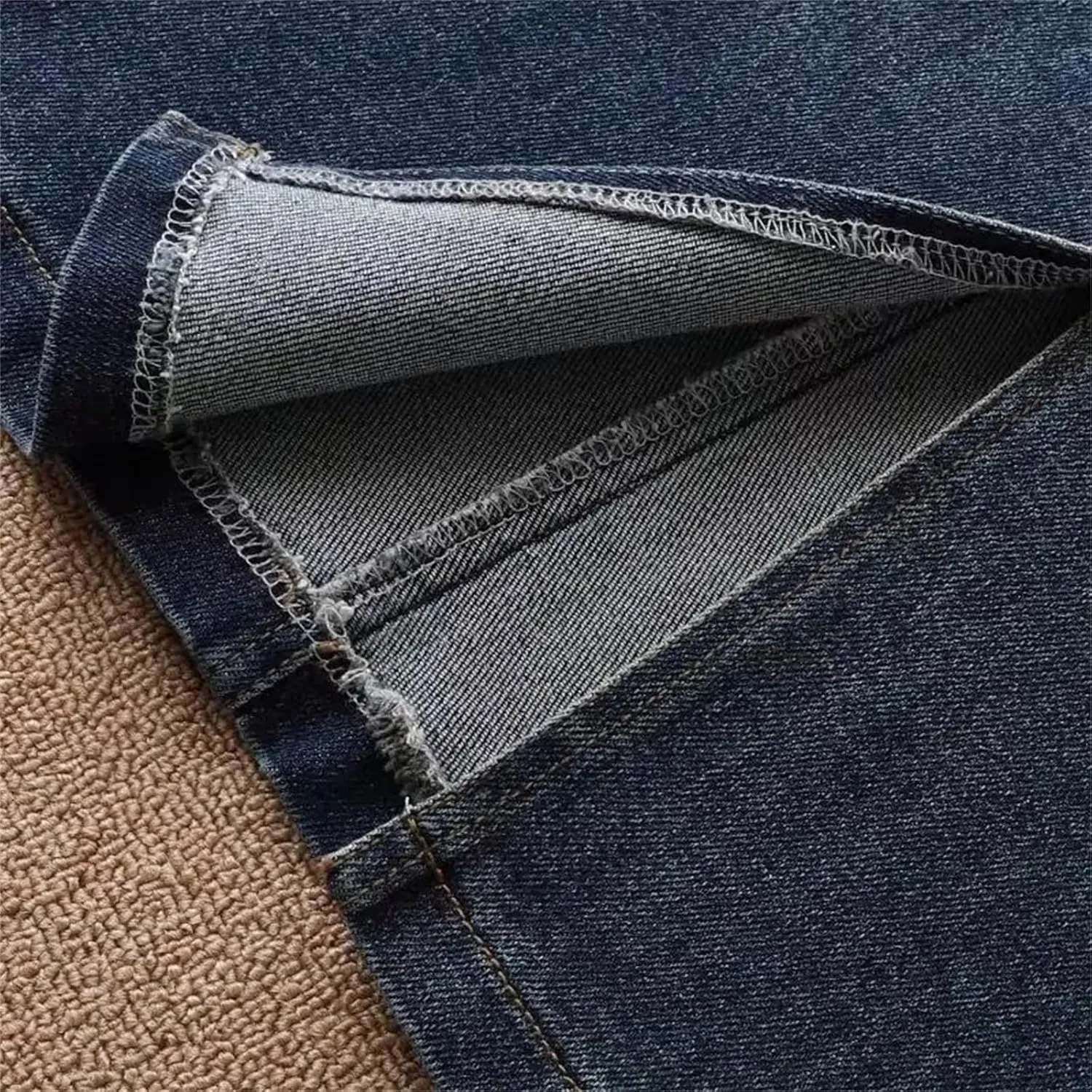 Women's Summer Hip-Covering Midi Denim Skirt High Waist A Line Streetwear Casual Jean Short Skirt