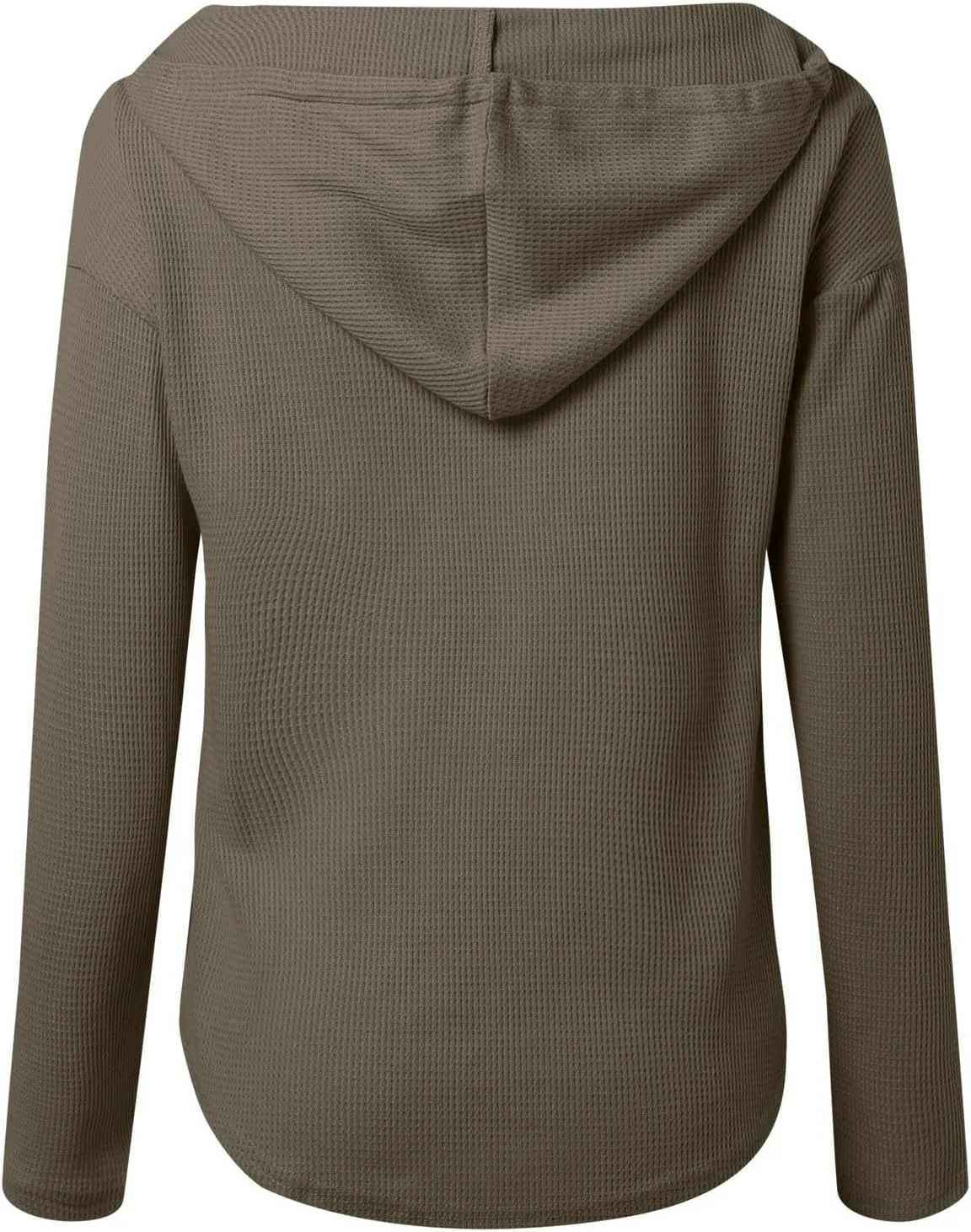 Women's V-neck long-sleeved shirt Fall Sweatshirt Loose Fit Casual Tops Trendy Clothing with Pockets 2024